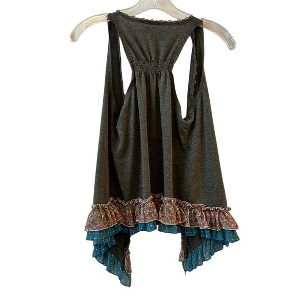 Spoiled Women's Gothic Cosplay Ruffled Sleeveless Vest Blouse Multicolor Size S - Picture 7 of 9